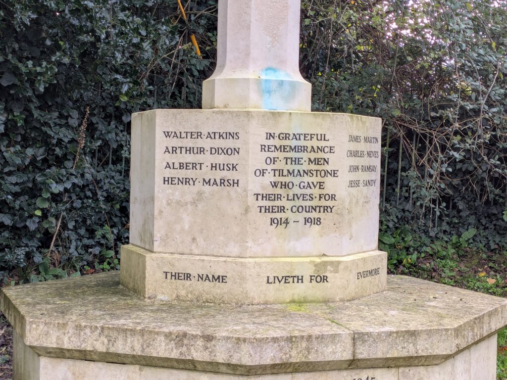 Tilmanstone War Memorial